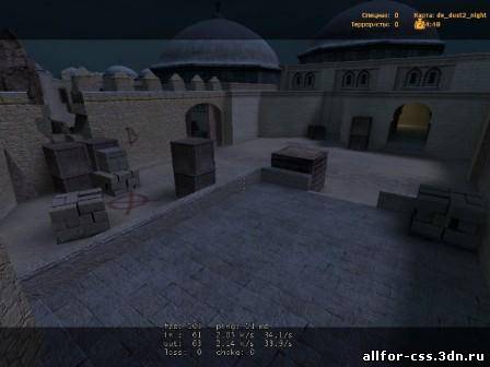 Карта de_dust2_night для CSS