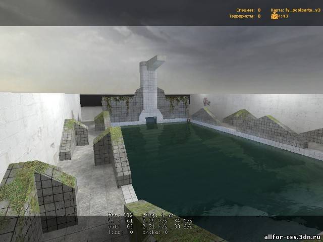 Карта fy_poolparty_v3 для CSS