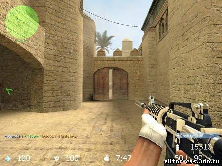 chrome m4a1