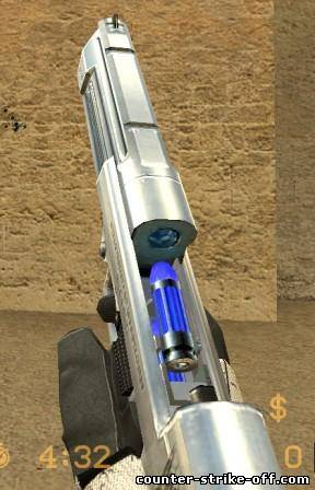 deagle с синей пулей