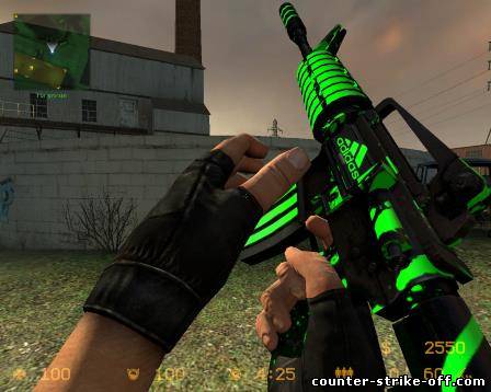 Штурмовая винтовка M4a1_adidas